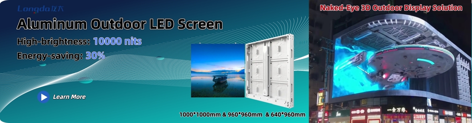 LED-Videowände im Freien