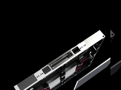 480×480×44mm Innenraum Aluminium-LED-Gießschrank