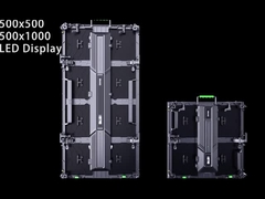 Gehäuse aus Aluminium mit LED-Bildschirmmodulen von 250*250 mm für Innen- und Außenbereich