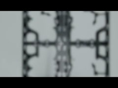 500*500*76,5mm silbernes Aluminiumgehäuse, sowohl für den Innen- als auch für den Außenbereich