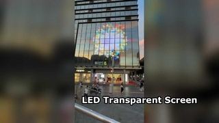 Transparenter LED-Bildschirm für den Außenbereich