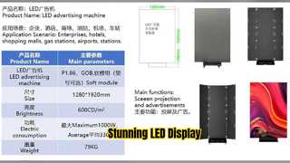 LED-Rezeptionsdisplay für Unternehmen