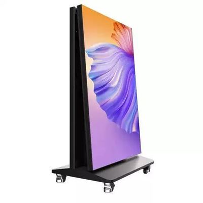 HD Langlebiger faltbarer LED-Bildschirm-Poster, tragbarer Werbespieler, Videowandpaneele P1.25 P1.538 P1.86 P2 P2.5 P3