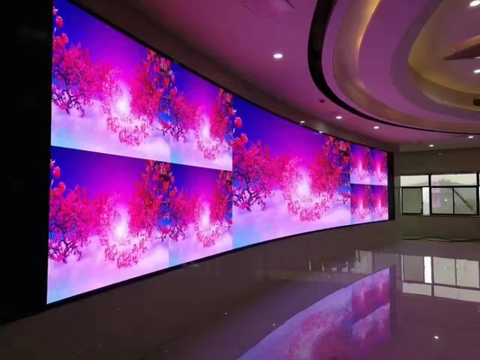 MBI5124 des Konferenzsaal-Ansicht 65536deg tragbarer LED Schirm-Mietvideoder wand-50m