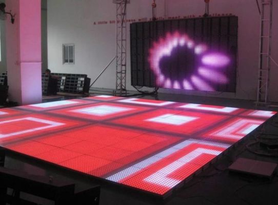 LED-Bodenfliesen-Bildschirm, interaktiver LED-Bodenfliesen-Bildschirm