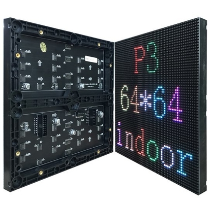 Farbenreicher Innen-SMD2121 LED Bildschirm der LED-Matrixbaugruppen-192x192mm 64x64pixel P3