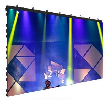 Aluminiumkabinett Miet-HD flacher LED Innenschirm LED-Anzeigen-P3.91 im Freien