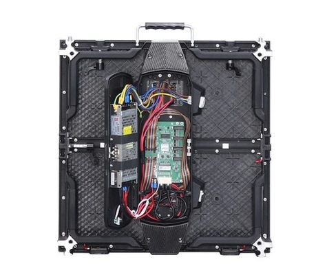 Aluminiumkabinett Miet-HD flacher LED Innenschirm LED-Anzeigen-P3.91 im Freien