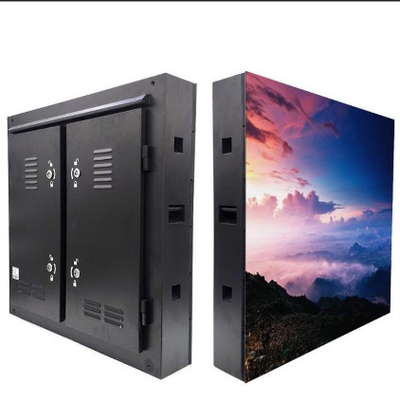 LED Video 300W P8 P10 im Freien ummauert farbenreiches Anzeigen-Eisen imprägniern 7000cd/M ²