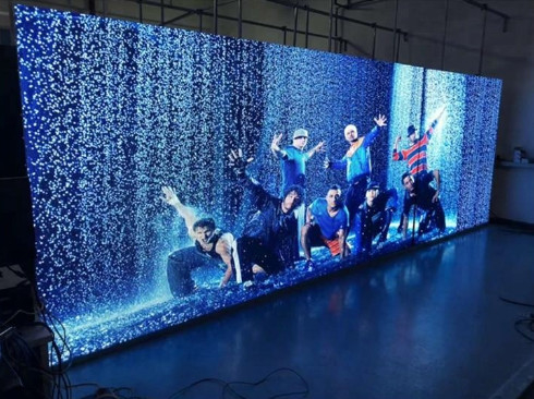 Stadiums-Hintergrund-Schirm-Video- Wand Innen-3.91mm P3.91 HD LED