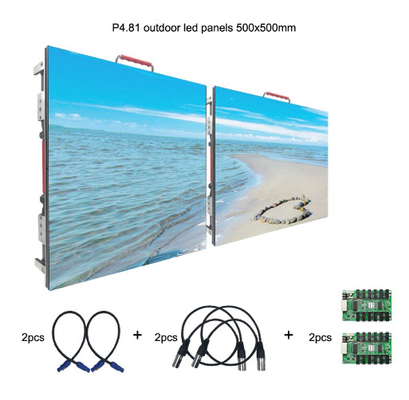 LED Video P4.81mm im Freien ummauert dünnen Bleischirm der Pixel-Miethelligkeits-4.81mm