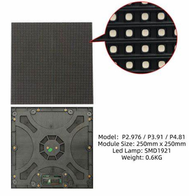 Wasserdichtes IP65 RGB führte Platten-Stadiums-Hintergrund P2.976 P3.91 P4.81