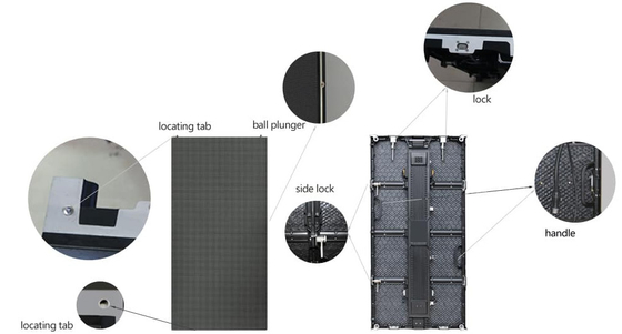 Novastar-System 3.91mm Miet-LED-Anzeige 140 Grad-Betrachtungs-Winkel
