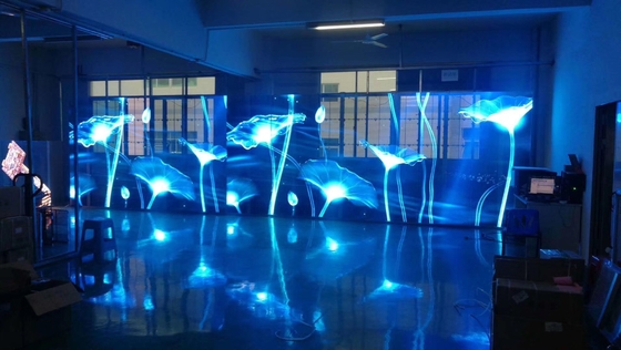 Hochauflösender transparenter LED-Bildschirm mit großem Farbraum