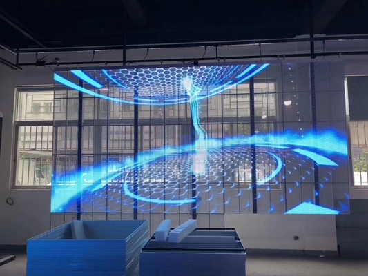 Hochauflösender transparenter LED-Bildschirm mit großem Farbraum