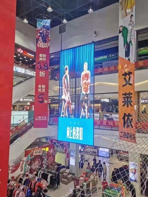 75 % transparente LED-Anzeige im Innen-/Außenbereich