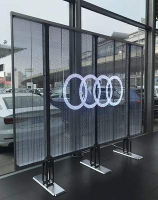 Hochauflösende transparente Videowand mit hoher Helligkeit 4500 cd/m²