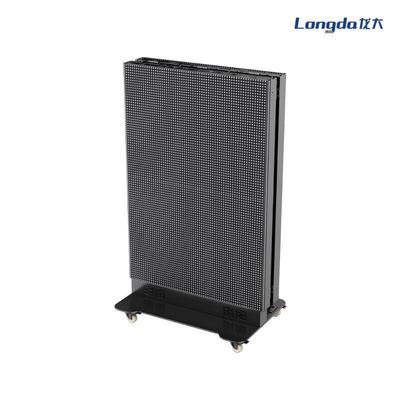 HD Langlebiger faltbarer LED-Bildschirm-Poster, tragbarer Werbespieler, Videowandpaneele P1.25 P1.538 P1.86 P2 P2.5 P3