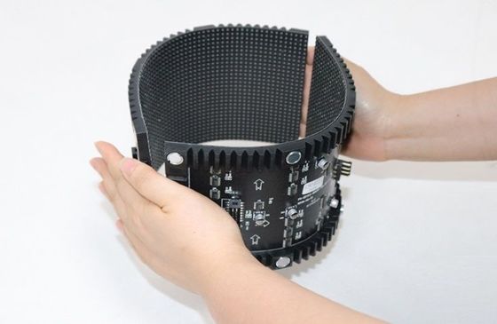 Flexible Säulen-LED-Anzeige mit ROHS für Einzelhandelswerbung aus China