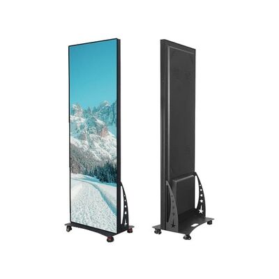 LED-Poster-Bildschirm 3840 Hz Bildwiederholfrequenz Novastar-Player Einfache Installation für Geschäfte