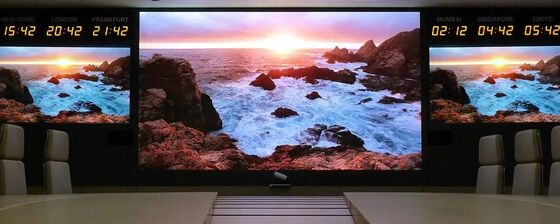 Ultradünner 22,5 mm dicker LED-Leichtbau-Schrank mit hoher Auflösung für den Besprechungsraum