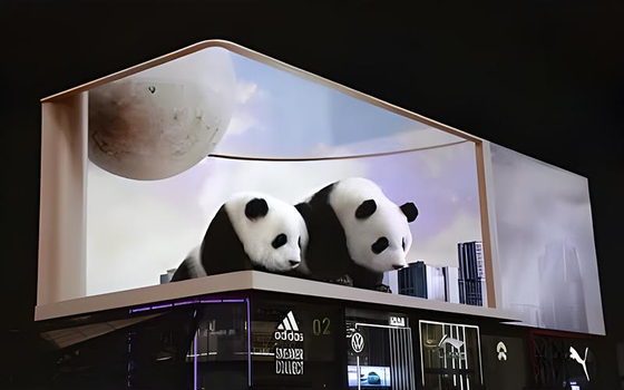 Outdoor LED Videowände P10 Displays 1R1G1B Einzelsäulen-Typ SMD3535