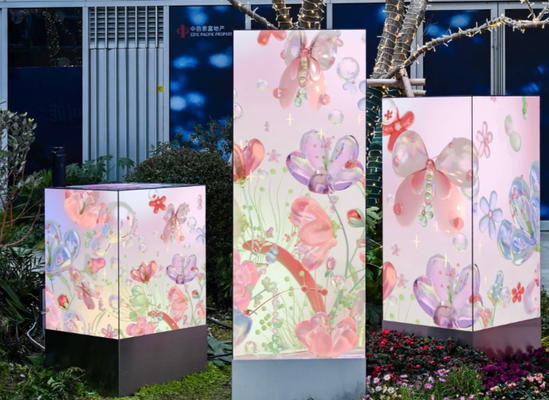 Farbenfrohe Quadrat-Innenraum-Full-Colour-Led-Display P2.5 für Quadratkolonne 640x480mm Druckguss Aluminium
