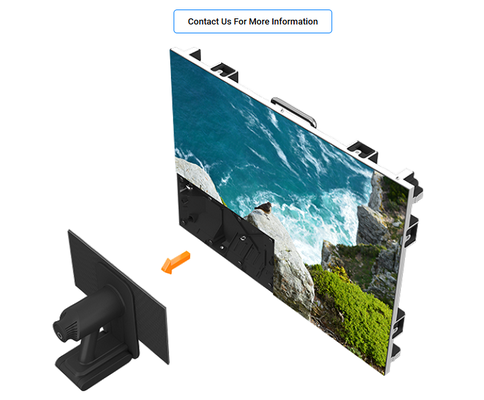 SMD1515 Schmale Pixel-Pitch-LED-Anzeige P1.875 Werbung 1R1G1B Einfache Installation