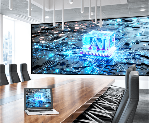 LONGDA Small Pixel Led Display P1.56 Innenraum Vollfarbe Konferenz Videowand ISO9001