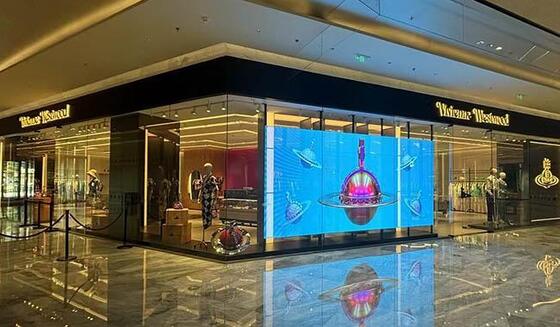 LED-Fensterdisplay-Bildschirme Innen Vollfarbe P3.91 Bunte Konzertboden-LED-Wand