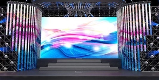 Tragbare Innenwerbung kurvte geführten Scan des Bildschirms P3.91 900cd 43