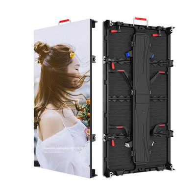 Dauerhafte Druckguss Aluminium LED-Display-Schrank Innenvermietung P4.81 1000mmx500mm