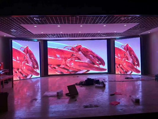 Dauerhafte Druckguss Aluminium LED-Display-Schrank Innenvermietung P4.81 1000mmx500mm