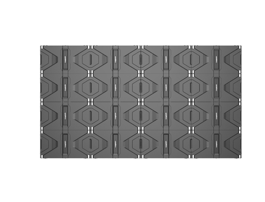 Führte schmale Neigung des Pixel-SMD1212 Anzeigen-Werbung 1R1G1B führte Pixel-Wand RoHs FCC
