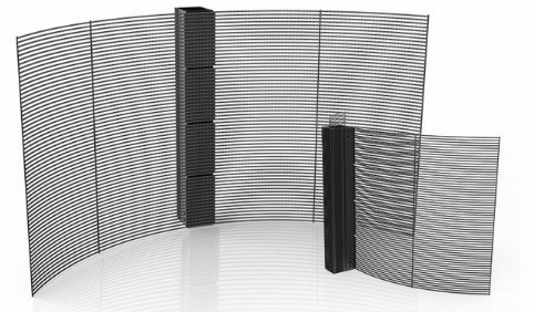 Energiesparende geführt sehen durch Schirm-Wand 800W/M2 5000cd
