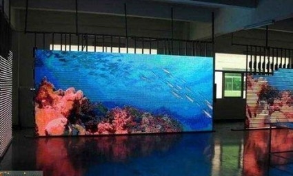 Ferngestellte kommerzielle LED-Display-Bildschirm P4mm ISO9001