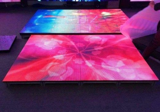 Disco beleuchtete Pixel Dance Floors Miet-43222 Betrachten-Abstand M2-250*250mm 40m