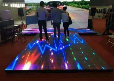 Farbenreicher 1/10 Scan LED Dance Floor zeigen Punkte M2 W40*H40dots 25600 an