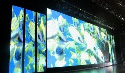 65536 Punkte/qm LED Bühnenhintergrundbild Hängendes SMD-Display RGB 3IN1
