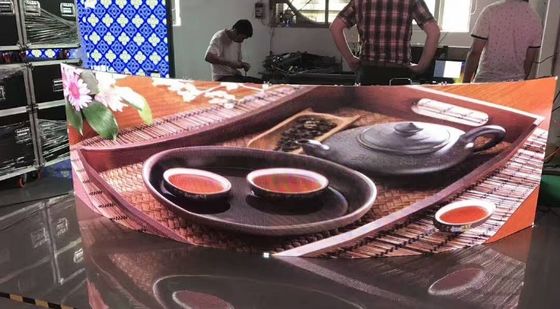 LED Flexible Modul Matrix Display Panel 3840Hz ISO14001 Magnetische Saugmontage