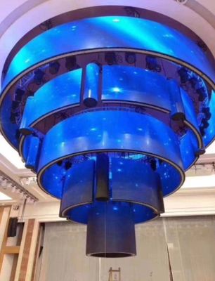 LED Flexible Modul Matrix Display Panel 3840Hz ISO14001 Magnetische Saugmontage