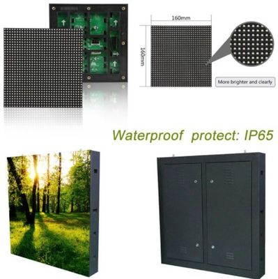 Energieeinsparende, hohe Auffrischungsrate Außen LED-Videowände Helligkeit 3000-12000nits IP65 LED-Display
