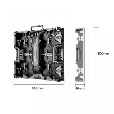 Sicherheit und Energieeinsparung 256 RGB P2.976 Bühnendekorationen Hintergrundbildschirm IP43
