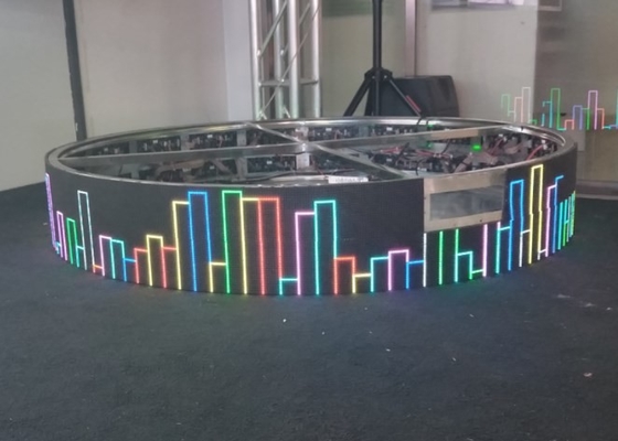 240 * 120mm LED flexible faltbare geführte Anzeige 1200Hz des Modul-P4