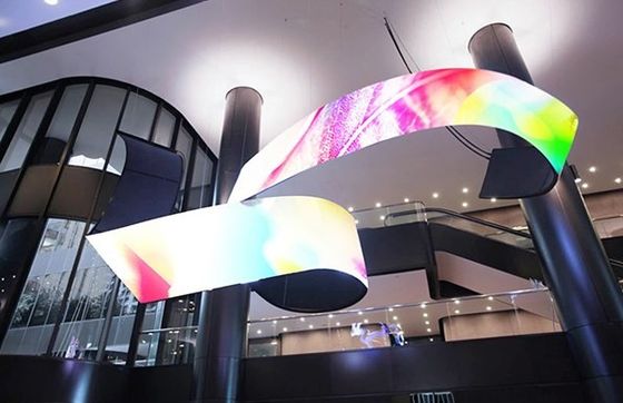 Longda Flexibles Modul P4 Flexibles LED-Display Softmodul Werbe-LED-Videowand-Bildschirmmodul