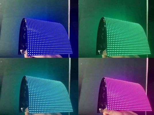 Longda Flexibles Modul P4 Flexibles LED-Display Softmodul Werbe-LED-Videowand-Bildschirmmodul