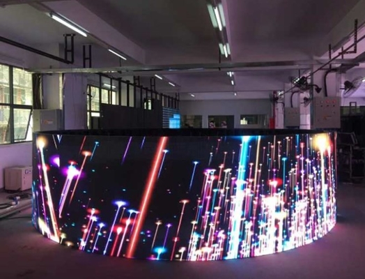 WAND-Modul Longda dünnes flexibles geführtes Videobildschirm-PH2.5mm Meanwell