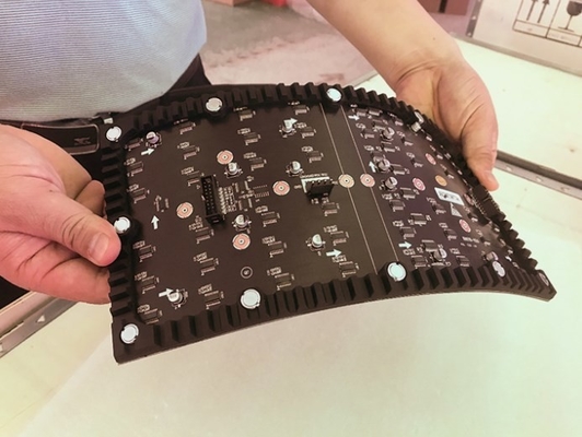 WAND-Modul Longda dünnes flexibles geführtes Videobildschirm-PH2.5mm Meanwell