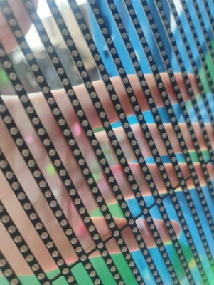 100 x 50cm transparentes des Glas-LED Pixel ODM-FCC Filmwerbungs-der Anzeigen-32873