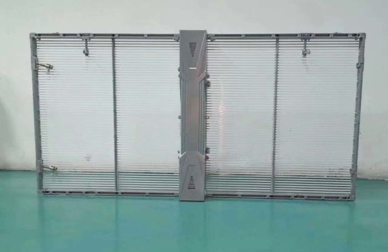 Transparenter Glasbleischirm HD P3.91mm 1R1G1B führte Mesh Video Wall ISO9001